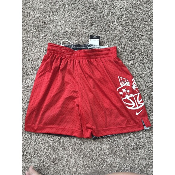 Nike Standard Issue Mens Medium Mesh Basketball Short New Reversible DV9607 010 - Picture 5 of 8